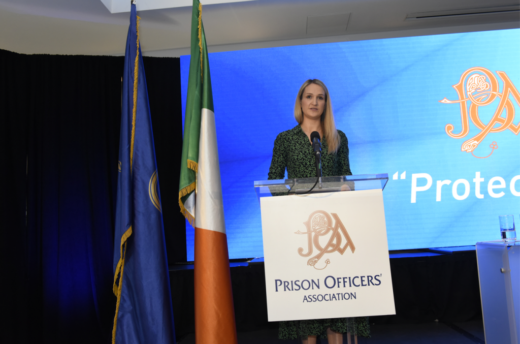 Address by Ms Helen McEntee TD, Minister for Justice Annual Prison Officers Association Conference,  Sligo, Wednesday 27th April 2022.